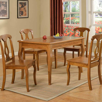 威玛水曲柳实木餐桌全实木长方形餐桌椅组合简约现代餐桌实木餐椅
