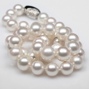 10-11mm珍珠项链 天然淡水珍珠 正圆 极亮 正品限量版