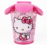 韩国进口 Hello Kitty 凯蒂猫 漱口杯 刷牙杯 儿童水杯|可倒挂