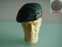 BBI 1/6th Modern British RMC beret 绝版贝雷帽/带徽章(软胶制)