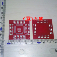 现货ATMEGA128 ATMEGA64 核心空板 TQFP64 0.8mm间距 转接板..