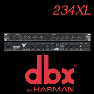 dbx 234XL电子分频器 双通道分频 高中低频段 低音炮分频 三分频