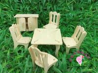 柜 迷你家私 仿真木制模型DIY木质制拼装3D立体拼图儿童益智玩具