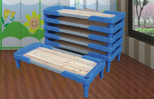 幼儿园专用床塑料床婴儿床幼儿塑料床儿童床幼儿塑料木板床批发价