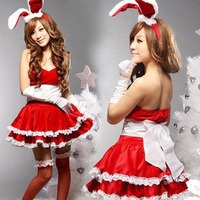 清仓特卖 兔子服装兔女郎 表演服演出制服诱惑 性感兔子装 圣诞装