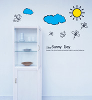 卡通创意厨房橱柜柜门贴装饰品冰箱贴纸翻新个性餐厅可移除墙贴画