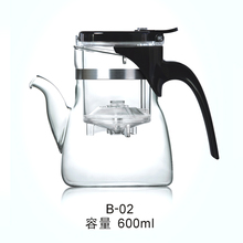 尚明正品 耐热透明玻璃茶壶 大容量带壶嘴泡茶器 耐高温花茶水壶