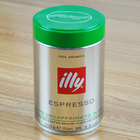 意利illy咖啡豆 意大利原装进口意式咖啡豆 低咖啡因 罐装 250克