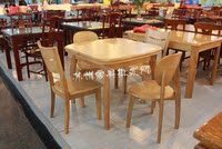 全实木橡木餐桌实木餐桌多功能餐桌收缩餐桌小户型餐桌家具