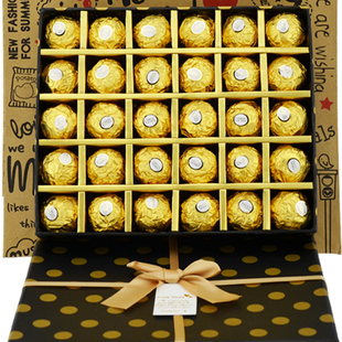 顺丰包邮费列罗巧克力礼盒装30意大利进口金莎生日教师中秋节礼物