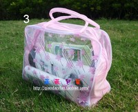 PVC袋 透明袋 礼品袋 套装袋 化妆品袋 彩色洗漱袋 塑料袋 拉链袋