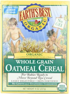 美国进口Earths Best世界最好地球最好高铁婴儿燕麦2段米粉迷糊