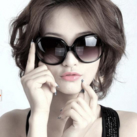 新款太阳镜女潮 时尚复古镜大框驾驶太阳眼镜潮墨镜女防紫外线