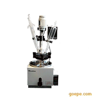 予华仪器1-5L单层玻璃反应釜小型反应罐 加热猝取蒸馏反应器