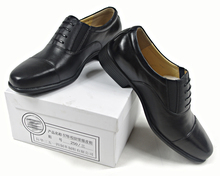 正品2007年中国三接头常服黑皮鞋头层牛皮3514等厂配发品包邮