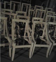 美式欧式全实木餐椅沙发架白坯椅子沙发实木架上海扶手椅来图定做