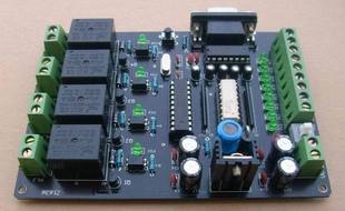 继电器 12V 八路 控制板 工控板（带四路AD输入）仿PLC 单片机