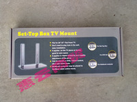 特价 钢化玻璃数字电视机顶盒挂架子 通用 DVD托架/壁挂 免打墙洞