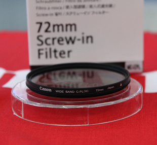 Canon/佳能 72mm 高清超薄多层镀膜MC-CPL 圆形偏振镜PL-CB 滤镜