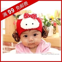 韩版男女婴儿童套头帽 春秋冬婴幼儿堆堆帽 儿童帽子 宝宝帽子