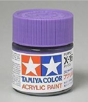 日本田宫 模型油漆 丙烯 10ml 81516 亮光紫色 [水性X16]