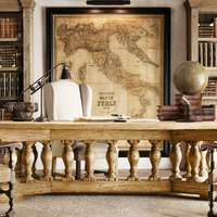 咖森 意大利古典地图 装饰画 手工 做旧 航海地图