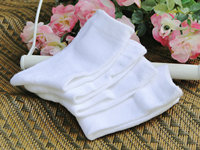 合唱节香港校服学生袜白袜子 儿童纯白色短袜 男童女童棉袜无花纹