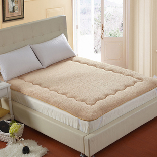 帛罗旺斯 羊羔绒加厚床褥子单双人学生宿舍床垫90cm1米1.21.51.8