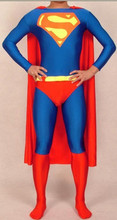 定做化妆舞会表演用品儿童超人卡通服装超人演出服衣服紧身衣