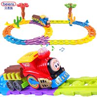 托马斯轨道火车电动轨道车儿童玩具套装灯光音乐