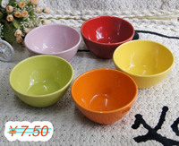 创意奇形色釉碗 泡面碗 米钣碗 日用陶瓷碗 水果杯 焗饭碗 汤碗