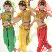 2015新年儿童演出服女童表演服装亮片幼儿园舞蹈纱裙小学生跳舞裙