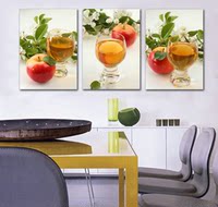 酒杯图无框画餐厅挂画客厅装饰画现代简约墙画立体沙发背景墙壁画