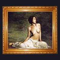 裸体 裸女 美女 壁画 挂画 古典 酒店 洗浴 桑拿 现代装饰画 墙画