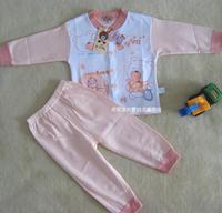 0-1-2岁童装纯棉内衣套装 开衫可开裆 婴幼儿男童女童秋衣秋裤