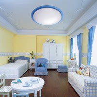 PHILIPS灯具 吸顶灯32W 客厅儿童卧室小房间节能护眼灯 彩环31910