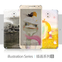 韩国进口 三星 N9006 N9008 Galaxy Note3 手机壳保护外套彩贴膜