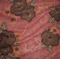 橡皮粉金丝印花马海毛线布料围巾围脖料(宽150CM，18元/米)特惠价