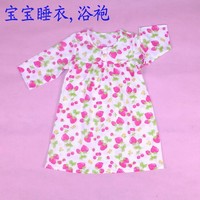 【慧凡】新款宝宝长袖睡衣/长袖裙/人造棉浴袍