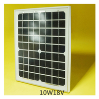 10W18V单晶太阳能电池板太阳能板太阳能发电系统专用光伏板包邮
