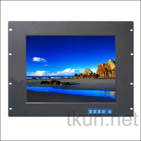 TKUN 15寸工业触摸屏显示器15寸上架式/机架式触摸显示屏