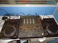 先锋DJM600欧版混音台+先锋CDJ350R打碟机 套装USB打碟机 送机箱