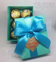 大号长方形卡纸喜糖盒可装6粒费列罗巧克力厂家直销正品保障欧式