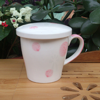创意陶瓷马克杯/咖啡杯/水杯/大茶杯/彩色情侣杯/特色带盖陶瓷杯