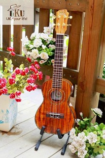 七弦舞乐器 正品UKU Miss-YC 23寸 虎纹相思木 ukulele 尤克里里