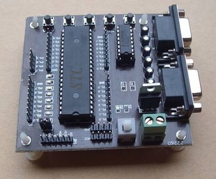 STC12C5A60S2单片机精简开发板DIY套件（双串口通信）