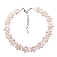 OKBA韩国多层人工珍珠项链 韩版遮挡锁骨疤痕短链颈链 礼物