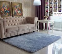双十一加厚弹力丝客厅沙发茶几卧室现代简约纯色地毯地垫满铺定制