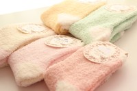 新款●冰淇淋软绵绵睡眠袜 加厚毛巾棉袜 超暖和~
