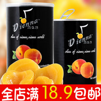 糖水黄桃罐头425g铁罐装黄桃 新鲜水果绿色食品水果罐头